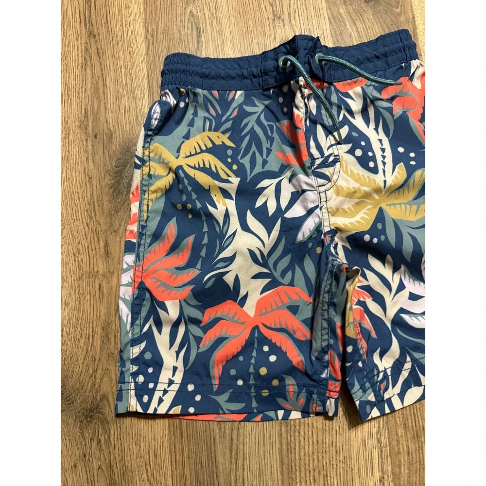 Old Navy Shorts Youth Boys Size Medium Blue Orange Green Swim Trunks
